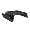 Black wooden coffee table
