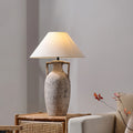 Table lamp in living room
