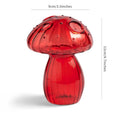 Mushroom vase with dimensions