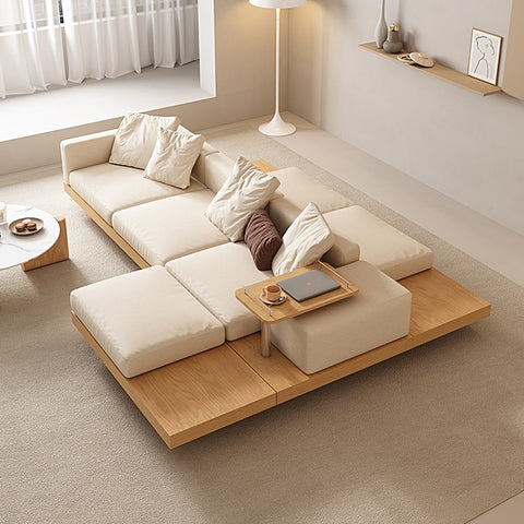 View of sofa from above